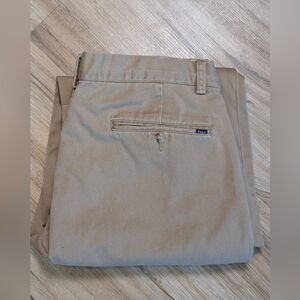 Polo Ralph Lauren RN 41381 Tan Pant Classic Chino 100% Cotton Size 34x34
